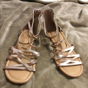 Torrid rose gold sandals